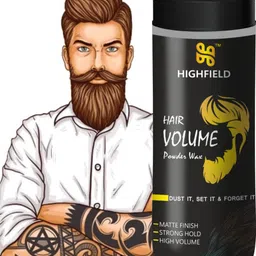highfield Hair Volumizing Powder Wax Strong Hold | Matte Finish | Non Greasy Hair Powder Hair Styler image 1