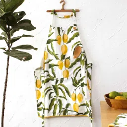 house this Manka Yellow Cotton Apron image 1
