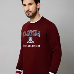 cantabil Men Full Sleeve Printed Sweatshirt image 2
