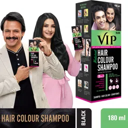 vip Hair Colour Shampoo, 180ml , Black-picture-12