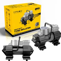 capslock Heavy Duty Tyre Inflator (CL-TIF02), 150 psi Tyre Air Pump for Car & Bike image 3