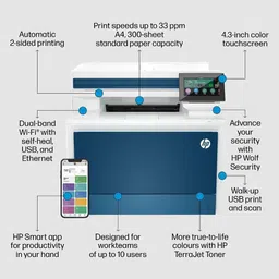 HP LaserJet Managed MFP E73135dn Multi-function WiFi Color Laser Printer image 4