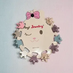 shrimati collections Cute Mini Hair Claw Clips, Cartoon Character Crown Multi Designs Matte10 Hair Clip-picture-39