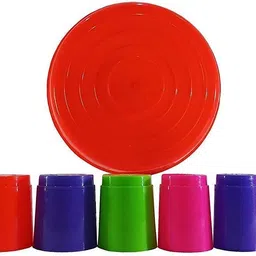 cravingkart Plastic 2 in 1 Ring Toss Quoits Hoopla Throw Game Indoor & Outdoor Toy for Kids image 4