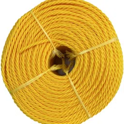 singhal 2 MM PP Tuf Rope 220 Mtr Length | Heavy Duty Nylon Virgin Plastic Rope Yellow image 4