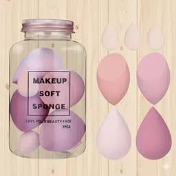 Non Latex Makeup Beauty Bleander / Sponge / Puff Set for Smooth and Even Makeup-image-29