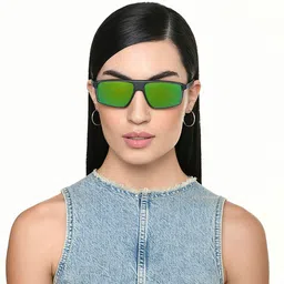 john jacobs UV Protection Rectangular Sunglasses (56) image 4