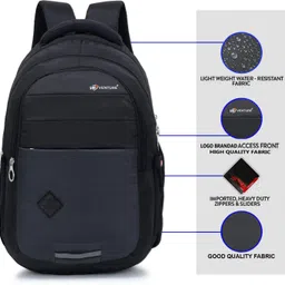 vb venture Large 40 L Laptop Backpack Durable Water-Resistant with Multiple Compartments for School and College image 4