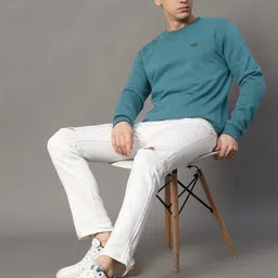 getgolf Men Full Sleeve Solid Sweatshirt image 3