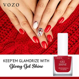 vozo Glossy Shine Nail Polish Unique Colors HD Shine Pastel Shades Set of 6(VT-2) Radium Green, Maroon, Light Crimson, Light Peach, Green Cyan, Old Rose image 5