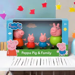 mahi zone Peppa Pig Family Set of 4, Peppa Pig, George, Daddy Pig, Mommy Pig Toys _M589-picture-27