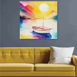 random Multicolor Landscape Abstract Wall Painting-picture-29