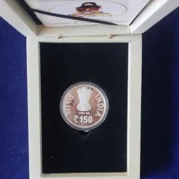 aarchu art 150TH BIRTH ANNIVERSARY OF JAIN ACHARYA Ancient Coin Collection image 3