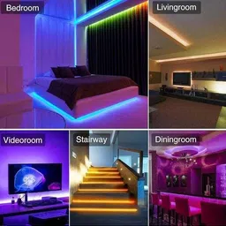 ritesh 5M LED Neon RGB Strip Light with App & Remote Control Music Sync Smart Table Lamp image 4