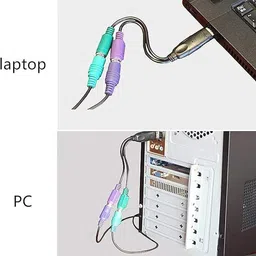 ALRITO PS2 Active Adapter USB Type A Male to PS 2 Femalefor Keyboard Mouse for Keyboard Mouse USB Cable image 4