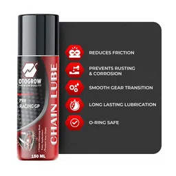 otogrow _17 Premium Bike Chain Lubricant and Chain Cleaner Spray With Cleaning Brush Chain Cleaner, Lube. Brush (150X2 ML) Chain Oil image 2
