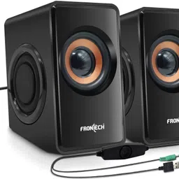 Frontech 2.0 USB Powered Multimedia Speakers 5 W Laptop/Desktop Speaker image 1