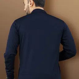 vebnor Men Solid Sports Jacket image 2
