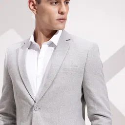 invictus Men Solid Single Breasted Formal Blazer image 2