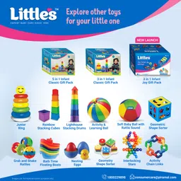 little's 3 in 1 Infant Gift Pack Baby Toys | For 1+ Years | Gifts for Kids image 5