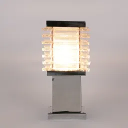 foziq Shirley Silver Metal Gate Light image 3