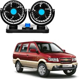 aanjul DOUBLE Car Fan 12v 360 Head 2 Speed Optimization For UNIVESAL CAR FF-295 Car Interior Fan-picture-21