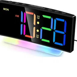 linist Digital Black Clock image 1