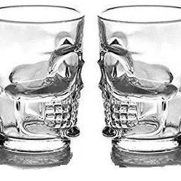 mir Skull 450ML for Your Home Bar. Glass Beer Mug-picture-10