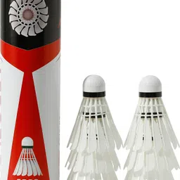strauss Nylon Shuttlecock Set Stable Flight, Fast Recovery & Near Feather Shuttlecock Nylon Shuttle- White-picture-17