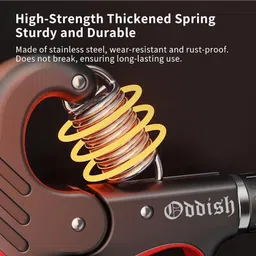 oddish R SHAPE 5kg To 100kg ADJUSTABLE SPRING COUNTER HAND GRIP Hand Grip/Fitness Grip image 4