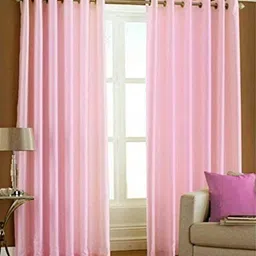 home sazawat 213 cm (7 ft) Door Polyester Room Darkening Curtain (Pack Of 2)-picture-25