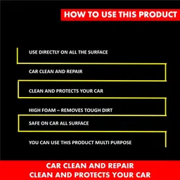 nercalsion Car Wash Foam Shampoo - Highly | Foam Car Shampoo Car Washing Liquid image 4