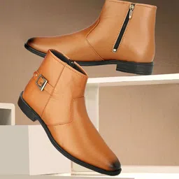 stalag Zipped-Resistance Boots For Men Boots For Men image 3