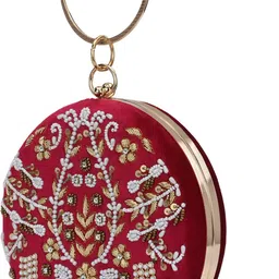 for the beautiful you Party Red Clutch image 3