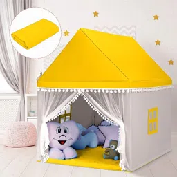 devamcreation Plan Smoothy Tent house for the kids (yellow) image 2