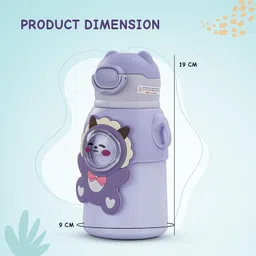 baybee Cubby Baby Stainless Steel Sipper Water Bottle for Kids BPA Free Bottle 520ml image 5