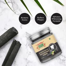 apollo noni Charcoal Teeth Whitening Powder for Natural Teeth Whitening |Fight Cavities Teeth Whitening Kit image 5