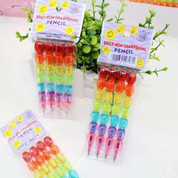 rhinetoys Moti Pearl Stacking Pencils: Beautiful & Durable Kids' Gift" Pencil image 4