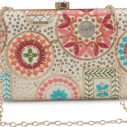 Casual Multicolor Clutch-image-0
