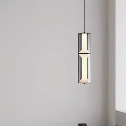 stello Modern Ribbed Glass Pendant Light image 3