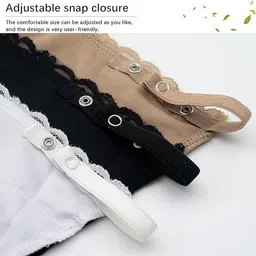 vdarvun Women White, Black, Beige Mock Camisole image 3