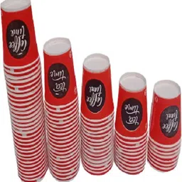 pagal mindset Pack of 100 Paper Disposal Paper Coffee & Tea Cups image 3