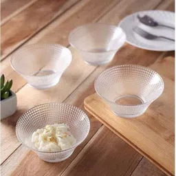 mdnsho Glass Vegetable Bowl for Decorative Fruit Snack Dessert Rice Soup & pasta bowl Disposable image 4