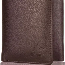 hornbull Men Casual Brown Genuine Leather RFID Wallet - Mini image 1