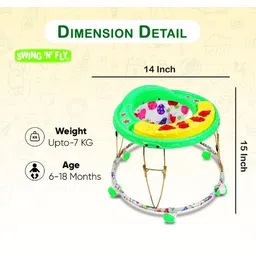 swing n fly Musical Activity Walker image 4