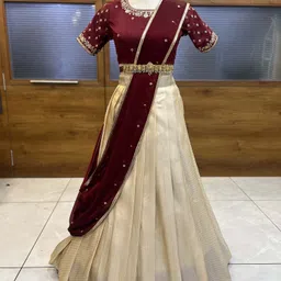 divastri Self Design Semi Stitched Lehenga Choli-picture-19