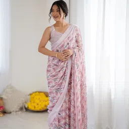 margi designers Embroidered Bollywood Satin Saree-picture-12