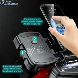 Yellowfin Quick Release Jaw Grip 360° Rotation Bike Mobile Holder image 3