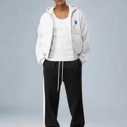 dockstreet Men Striped Black Track Pants image 3