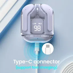 luhar Earbuds Gaming T6 Upto 300Hours Playback with ASAP Charge T15 Bluetooth Headset image 4